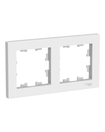 AtlasDesign рамка 2-местная универсальная, белый (ATN000102). Рамка. Systeme Electric в Ессентуках