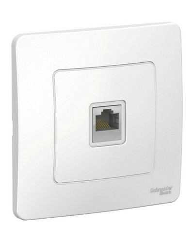 BLANCA розетка RJ45 1-местная, кат. 5Е, скрытой установки, белый (BLNIS045001). Розетка компьютерная. Systeme Electric в Ессентуках