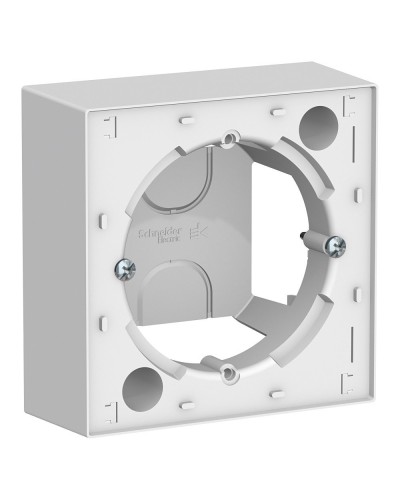 AtlasDesign коробка для наружного монтажа, белая (ATN000100). Коробка для наружного монтажа. Systeme Electric в Ессентуках