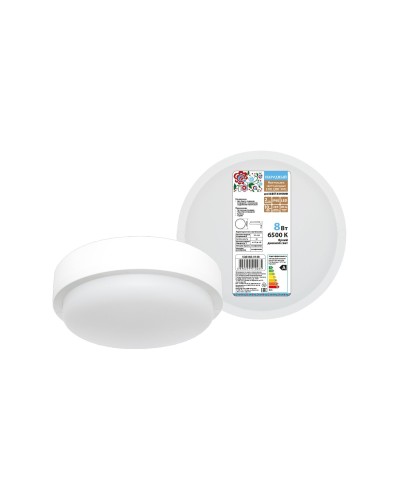 ДПП 3901 8Вт 6500К IP65 белый круг (SQ0366-0148). Светодиодный светильник LED. TDM ЕLECTRIC в Ессентуках