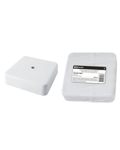 Коробка КР 100х100х29 ОП белая, IP40 (SQ1401-0907). Распаячная коробка. TDM ЕLECTRIC в Ессентуках