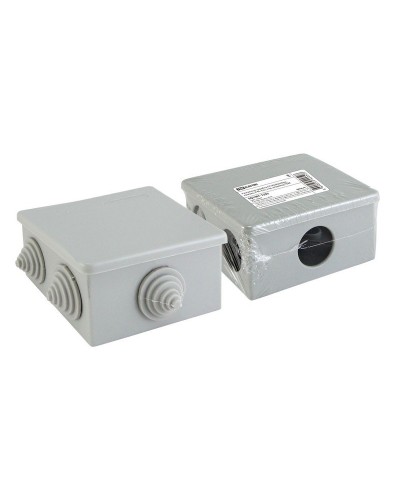 Распаячная коробка ОП 80х80х40мм, крышка, IP44, 6 вх. TDM (SQ1401-1235). Распаячная коробка ОП. TDM ЕLECTRIC в Ессентуках