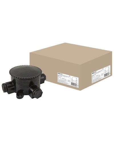 КЭМ 2-660-3 ОП D95мм IP65, 3-х рожковая (карболит) TDM (SQ1401-1101). Коробка электромонтажная. TDM ЕLECTRIC в Ессентуках
