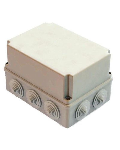 Коробка ОП 190х140х120мм, крышка, IP55, 10 гермовводов (SQ1401-1246). Распаячная коробка. TDM ЕLECTRIC в Ессентуках