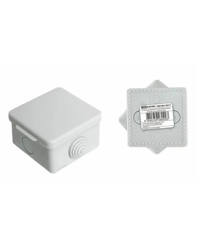 Коробка ОП 65х65х50мм, крышка,  IP54, 4вх. (SQ1401-0111). Распаячная коробка. TDM ЕLECTRIC в Ессентуках
