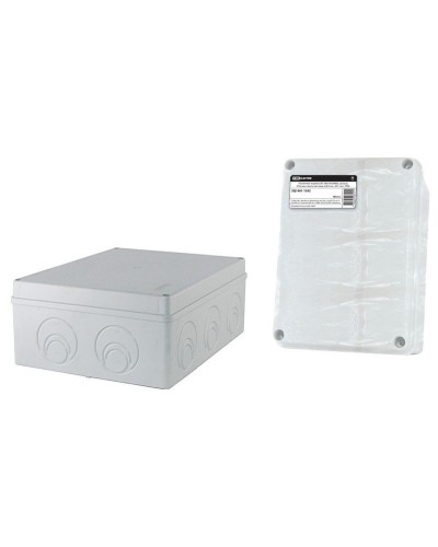 Коробка ОП 240х195х90мм, крышка, IP55, кабельные вводы d28-3шт, d37-2шт (SQ1401-1272). Распаячная коробка. TDM ЕLECTRIC в Ессентуках