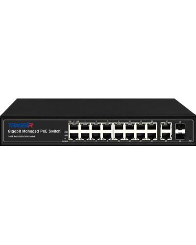 TR-NS24202S-300-16PoE. Коммутатор с PoE. Trassir в Ессентуках