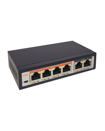 TI-204P, SIP коммутатор. Коммутатор с питанием по PoE. True-IP в Ессентуках