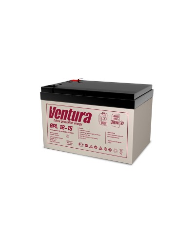 Ventura GPL 12-15. Аккумулятор герметичный свинцово-кислотный. Ventura в Ессентуках