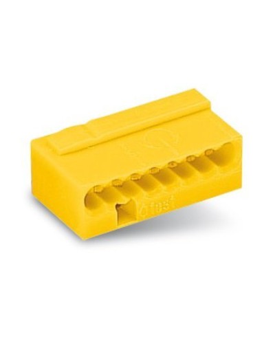 WAGO 243-508 Клемма MICRO 8-проводная желтая. Клемма для распределительных коробок. WAGO в Ессентуках