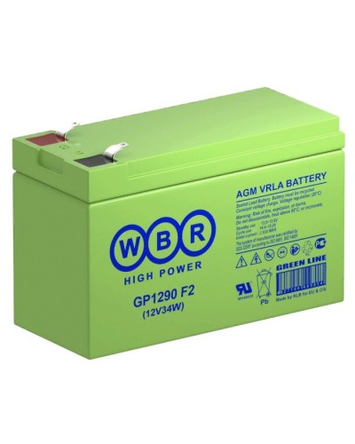 WBR GP1290 F2. Аккумулятор герметичный свинцово-кислотный. WBR в Ессентуках