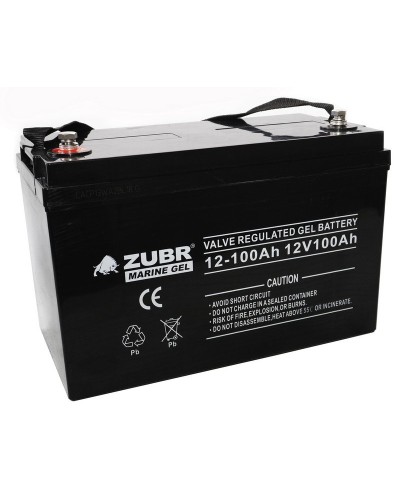 ZUBR MARINE GEL NPG 12-100 (12V, 100Ah). Аккумулятор герметичный свинцово-кислотный. ZUBR в Ессентуках