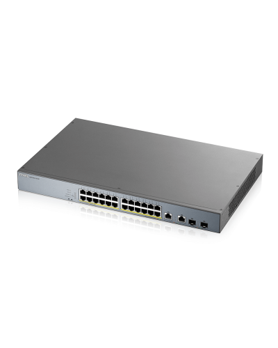 GS1350-26HP-EU0101F. L2 коммутатор PoE+ для IP-видеокамер rack 19. ZYXEL в Ессентуках