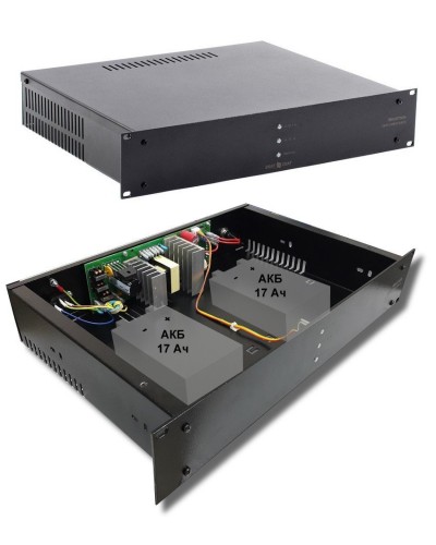 СКАТ-1200И7 RACK (СКАТ ИБП-12/5-2x17-RACK) (2142). Источник вторичного электропитания резервированный. Бастион в Ессентуках