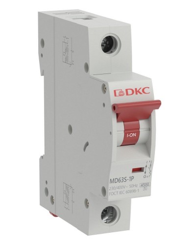 YON max MD63S 1P 50А 4,5кА C (MD63S-1PC50). Автоматический выключатель. ДКС в Ессентуках