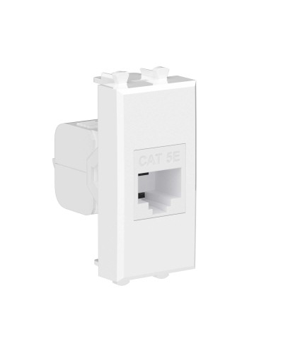 Розетка RJ-45 Avanti 1 модуль белое облако (4400661): Розетка компьютерная, без шторки модульная, кат.5е в Ессентуках