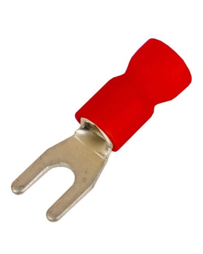 Наконечник вилочный НВИ 0,25-1,5 М3 (D3,2мм) (100 шт) (2A13P-EE-PVC). Наконечник вилочный с изолированным фланцем ПВХ. ДКС в Ессентуках