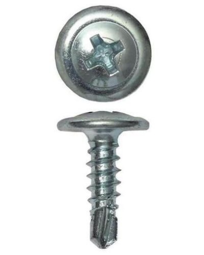 Саморез с пресс-шайбой 4.2х32 со сверлом (200 шт) (CM274032). Саморез с пресс-шайбой. ДКС в Ессентуках
