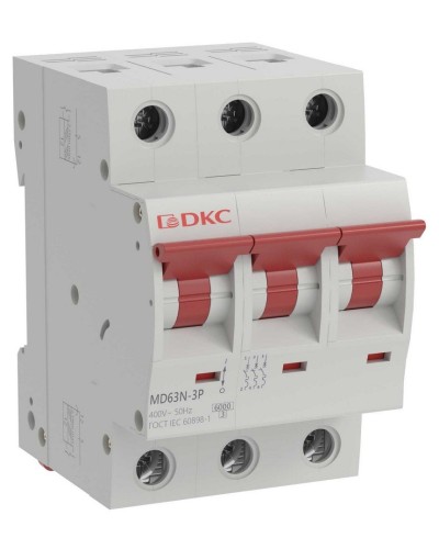 YON max MD63N 3P 32А 6кА C (MD63N-3PC32). Автоматический выключатель. ДКС в Ессентуках