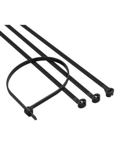 Хомут 3,6x200 P6.6, черный (100шт) (21314SR): Хомут с двойным замком в Ессентуках