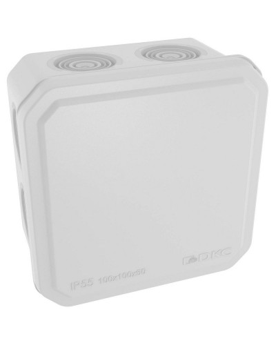 Коробка ответвительная с кабельными вводами IP55, 100х100х50 (53800). Коробка ответвительная. ДКС в Ессентуках