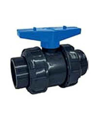 Ecoplast кран шаровый d25 (уплотнение TPV, остальное EPDM) с муфтовым окончанием (49447). Кран шаровый. Экопласт в Ессентуках