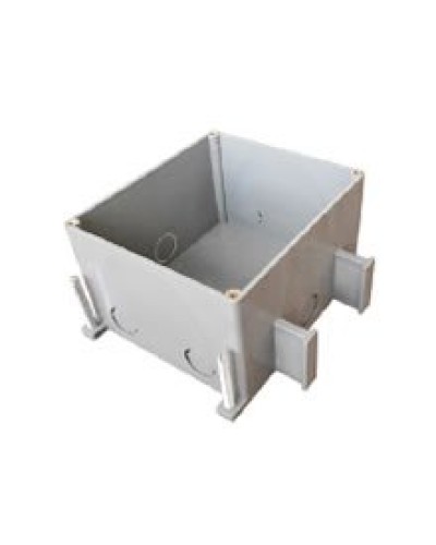 Коробка для люков в пол на 2 поста BOX/2+2ST66 (70125): Коробка для люков в пол на 2 поста 45х45мм + 2 модуля 45х22,5 (70025), пластик в Ессентуках
