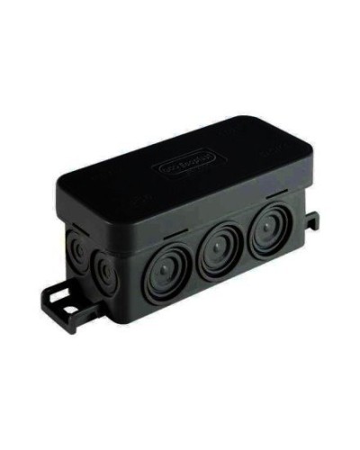 Коробка JBL090 90х42х40, 10 вых., IP55, черная (44055BL-1). Коробка монтажная. Экопласт в Ессентуках
