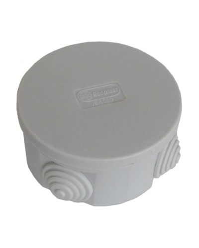 Коробка JBR080 D=80х40, 4 вых., IP44, белая (44005W-1). Коробка монтажная. Экопласт в Ессентуках