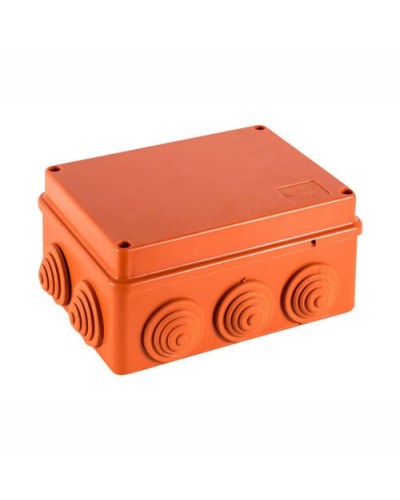 Коробка JBS150 150х110х70, 10 вых., 10P (0,15...2,5мм²) (43089HF). Коробка монтажная, огнестойкая, без галогена. Экопласт в Ессентуках