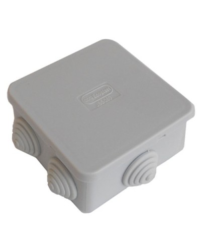 Коробка JBS080 85х85х40, 6 вых, IP44, серая (44006). Коробка монтажная. Экопласт в Ессентуках