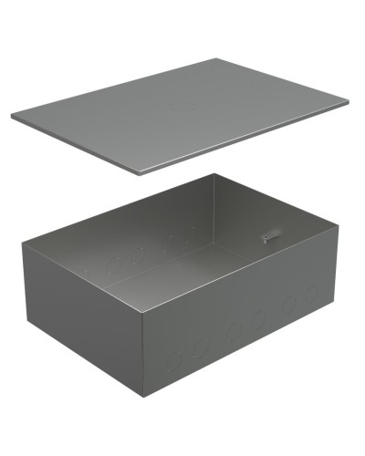 Коробка металлическая с крышкой для заливки в пол BOX/8-12 (70181): Коробка металлическая с крышкой для заливки в пол 309х217х105мм, для люков 70083, 70012 в Ессентуках