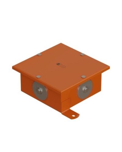 Коробка SMB120 металлическая 120х120х60, 4 металлических заглушки (56004S). Коробка, 4 металлические заглушки. Экопласт в Ессентуках