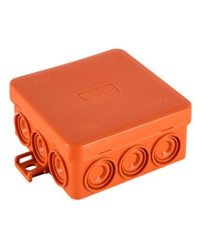 Коробка JBL085 85х85х38, 12 вых., 2P (0,15...4мм²) (43455HF). Коробка монтажная, огнестойкая, без галогена. Экопласт в Ессентуках