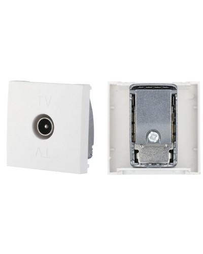 Розетка TV оконечная, белый LK45 (852104). Розетка TV. Экопласт в Ессентуках