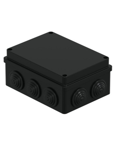 Коробка JBS150 150х110х70, 10 вых., IP55, черная (44009BL-1). Коробка монтажная. Экопласт в Ессентуках