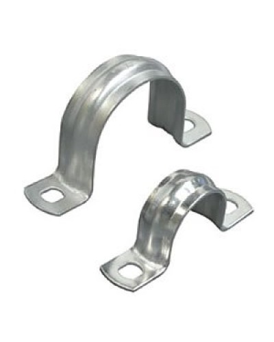 Скоба двухлапковая D50 с двумя отверстиями (50шт) (43650-50): Скоба оцинкованная в Ессентуках