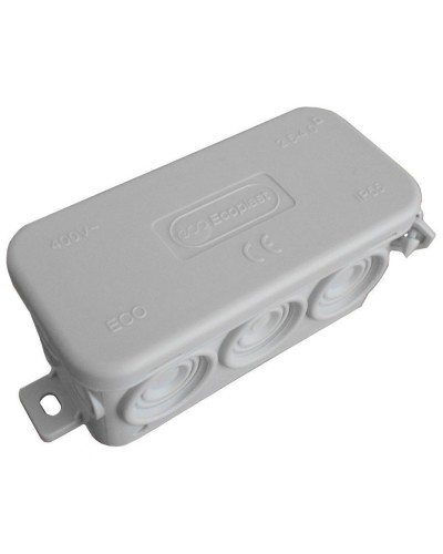 Коробка JBL090 90х42х40, 10 вых., IP55, белая (44055W-1). Коробка монтажная. Экопласт в Ессентуках
