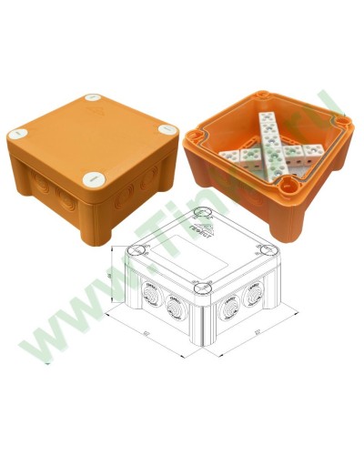 КМ-О-1212(П)(18к)-IP55: Коробка монтажная огнестойкая в Ессентуках