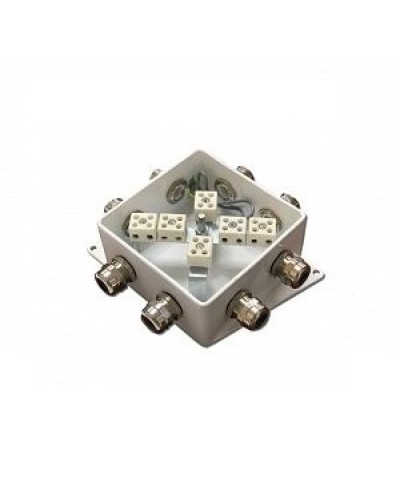 КМ-О (12к*10,0)-IP66-120х120, семь вводов: Коробка монтажная огнестойкая в Ессентуках