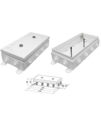 КМ IP55-1224. Коробка монтажная электротехническая. Гефест в Ессентуках
