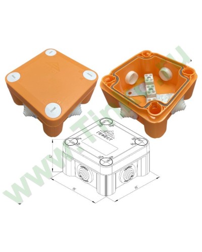 КМ-О-1010(П)(8к)-IP55: Коробка монтажная огнестойкая в Ессентуках
