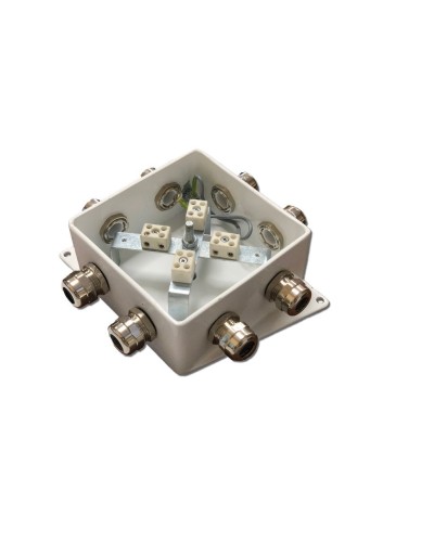 КМ-О (8к)-IP66-120х120, шесть вводов: Коробка монтажная огнестойкая в Ессентуках
