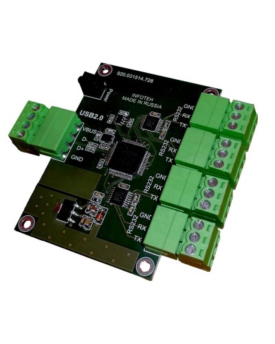 AVT-USB/4RS232. Промышленный преобразователь USB в RS-232. Инфотех в Ессентуках