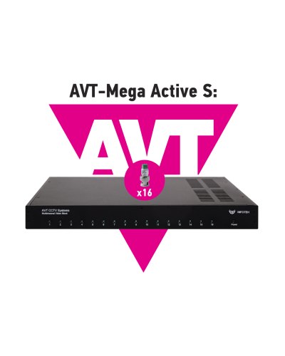 AVT-Mega Active S. 16-ти канальный комплект для передачи AHD/CVI/TVI 5Mp/4Mp/1080p. Инфотех в Ессентуках