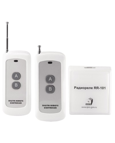 RR-101 + 2 пульта, 250-950 метров, двойное питание 12В и 220В. Комплект радиореле. ИПРо в Ессентуках
