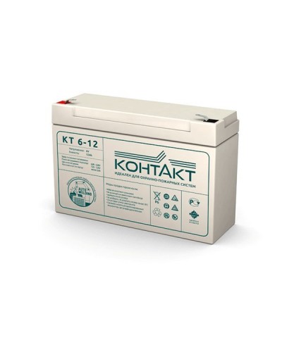 Контакт КТ 6-12. Аккумулятор герметичный свинцово-кислотный. Контакт в Ессентуках