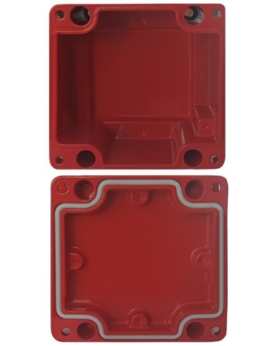 МКС Мороз, глухая, IP66/IP68, красный. Коробка коммутационная металлическая. Магнито-Контакт в Ессентуках