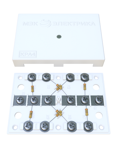 KRA-4 75 Om white (MEC42101). Коробка на 4 абонента. МЭК-Электрика в Ессентуках
