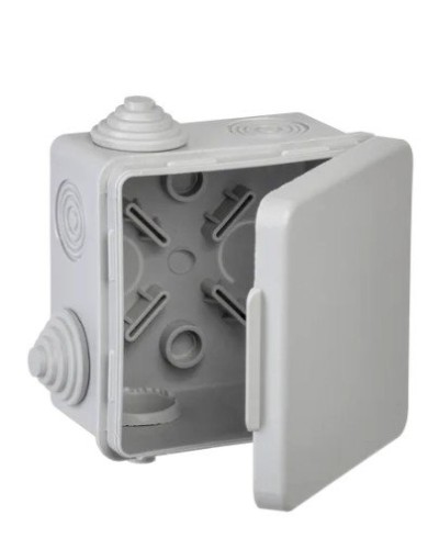 Коробка КМ 80х80х50 GENERICA (UKO31-080-080-050-K03-54G). Коробка распаячная для открытой проводки. GENERICA в Ессентуках